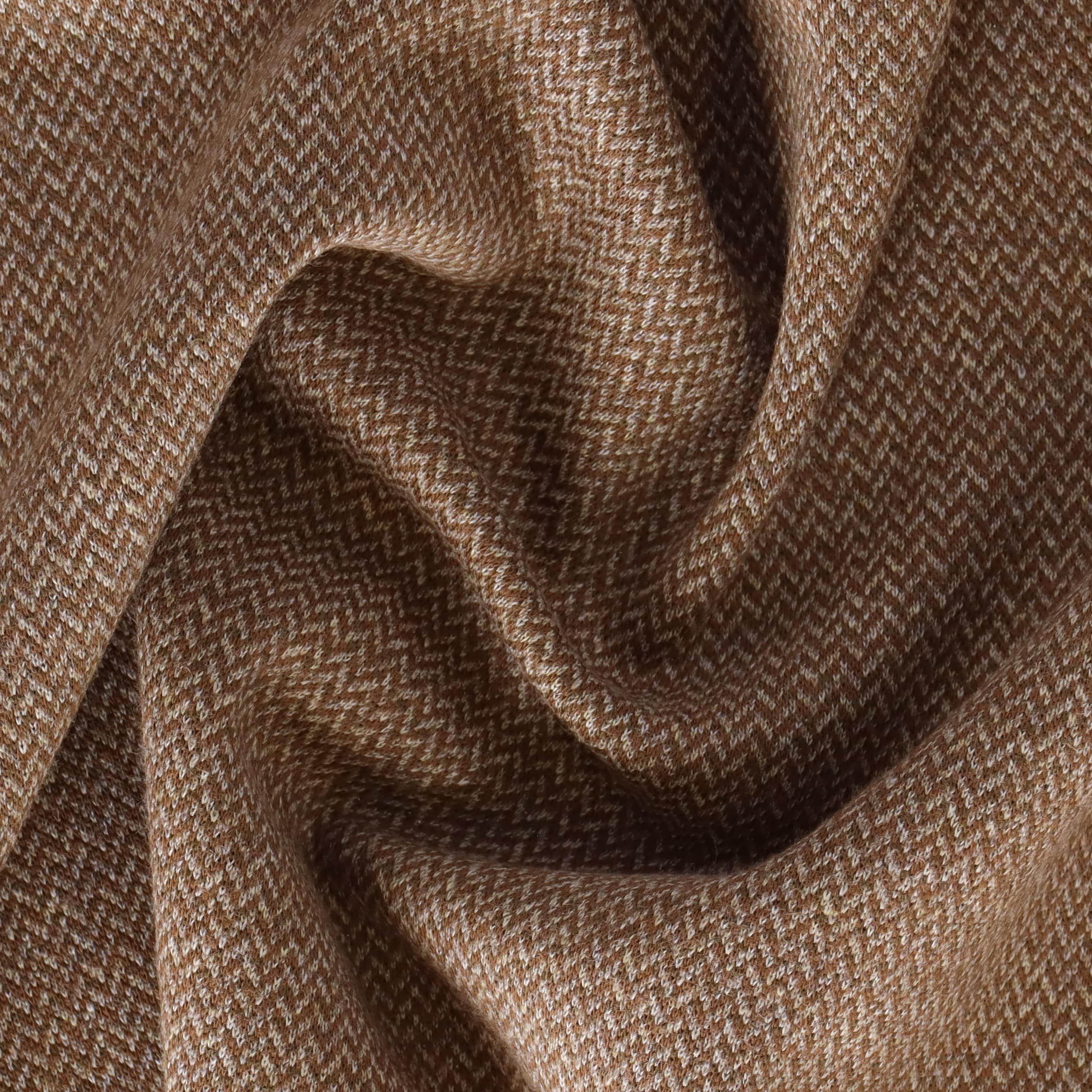 NEW WOOL/Cotton Mouline Jersey Herringbo