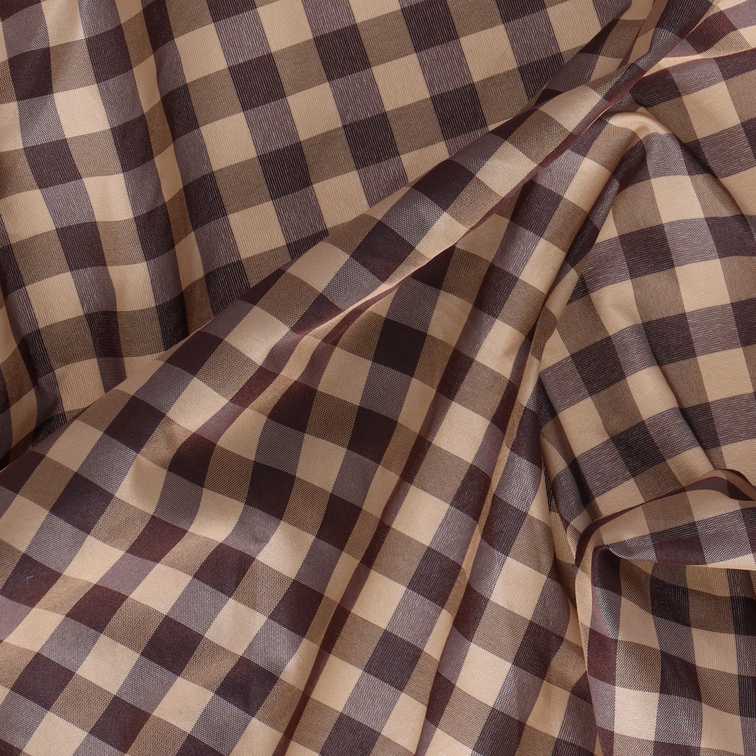 Silk-co FIRE Gingham Check