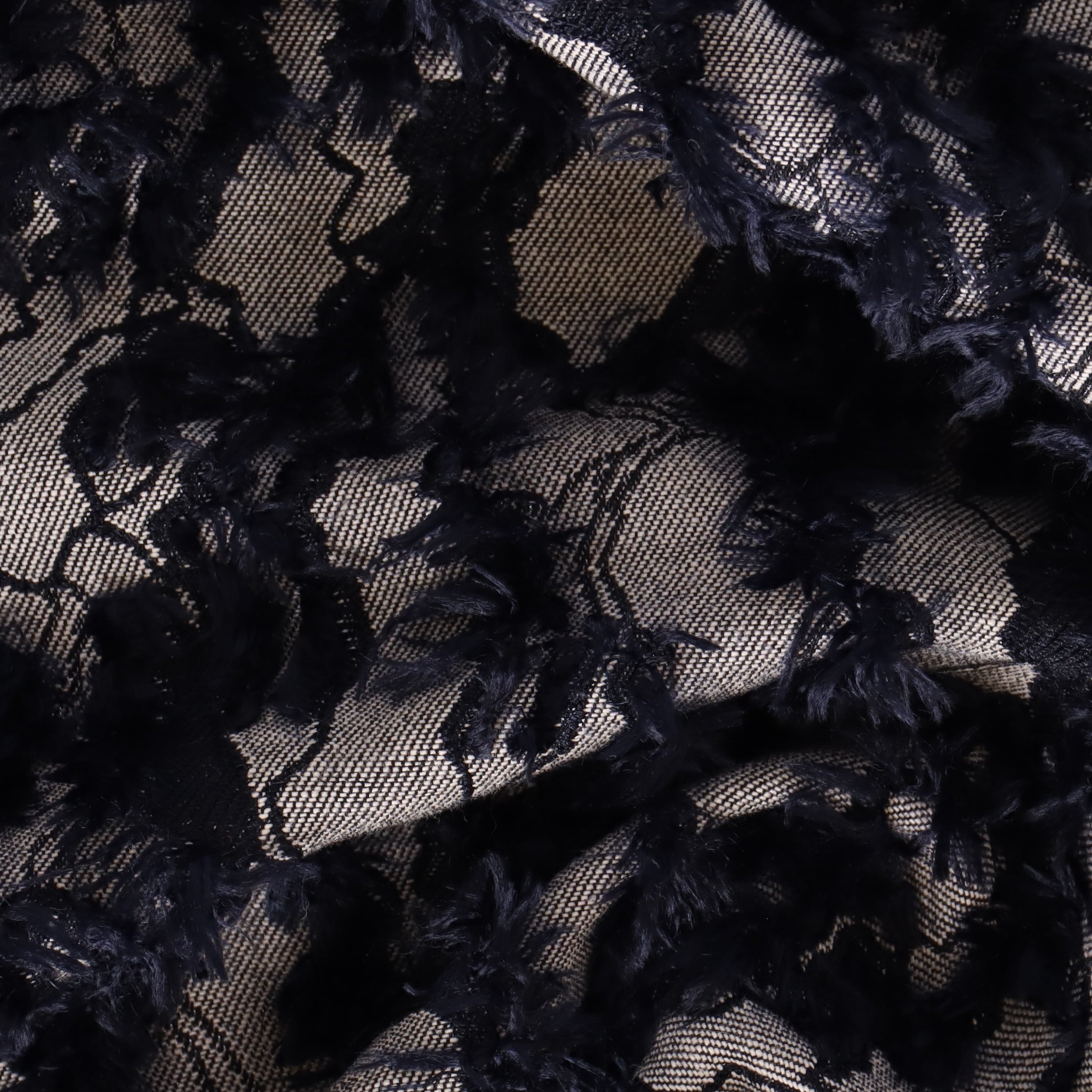Denim Like Cut Jacquard